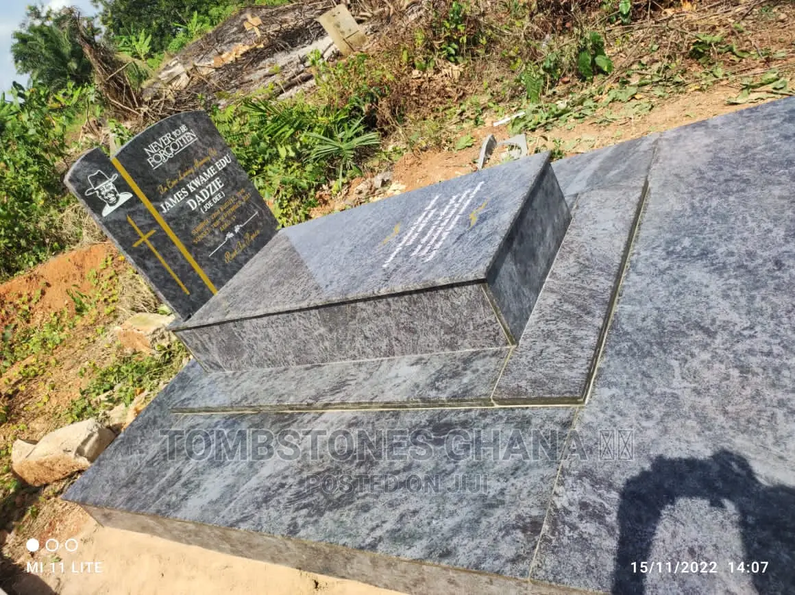 Full Granite Tombstone Done at Cape Coast