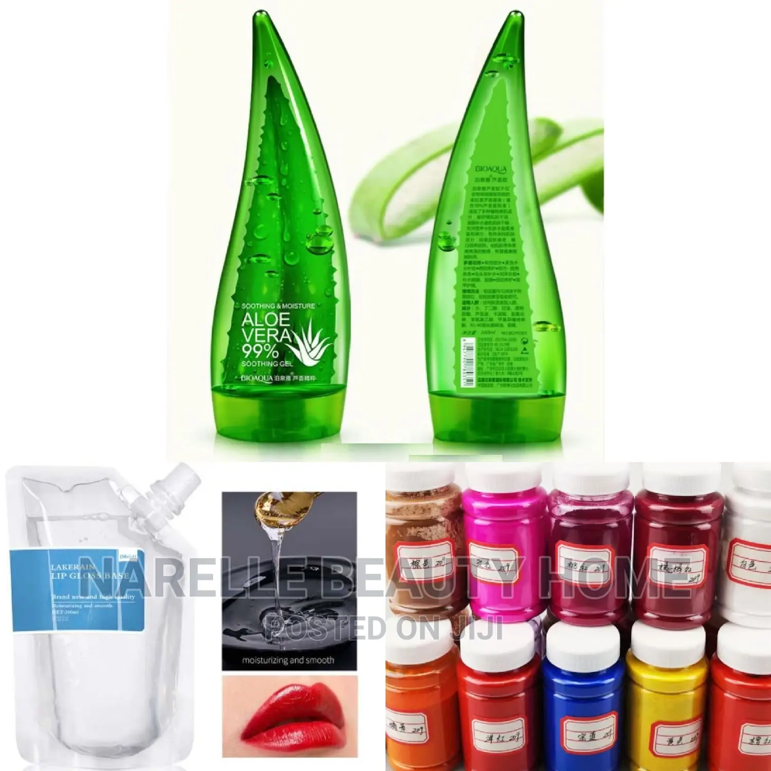 Aloe Vera Gel | Mica Powder | Versa Gel | Food Colour