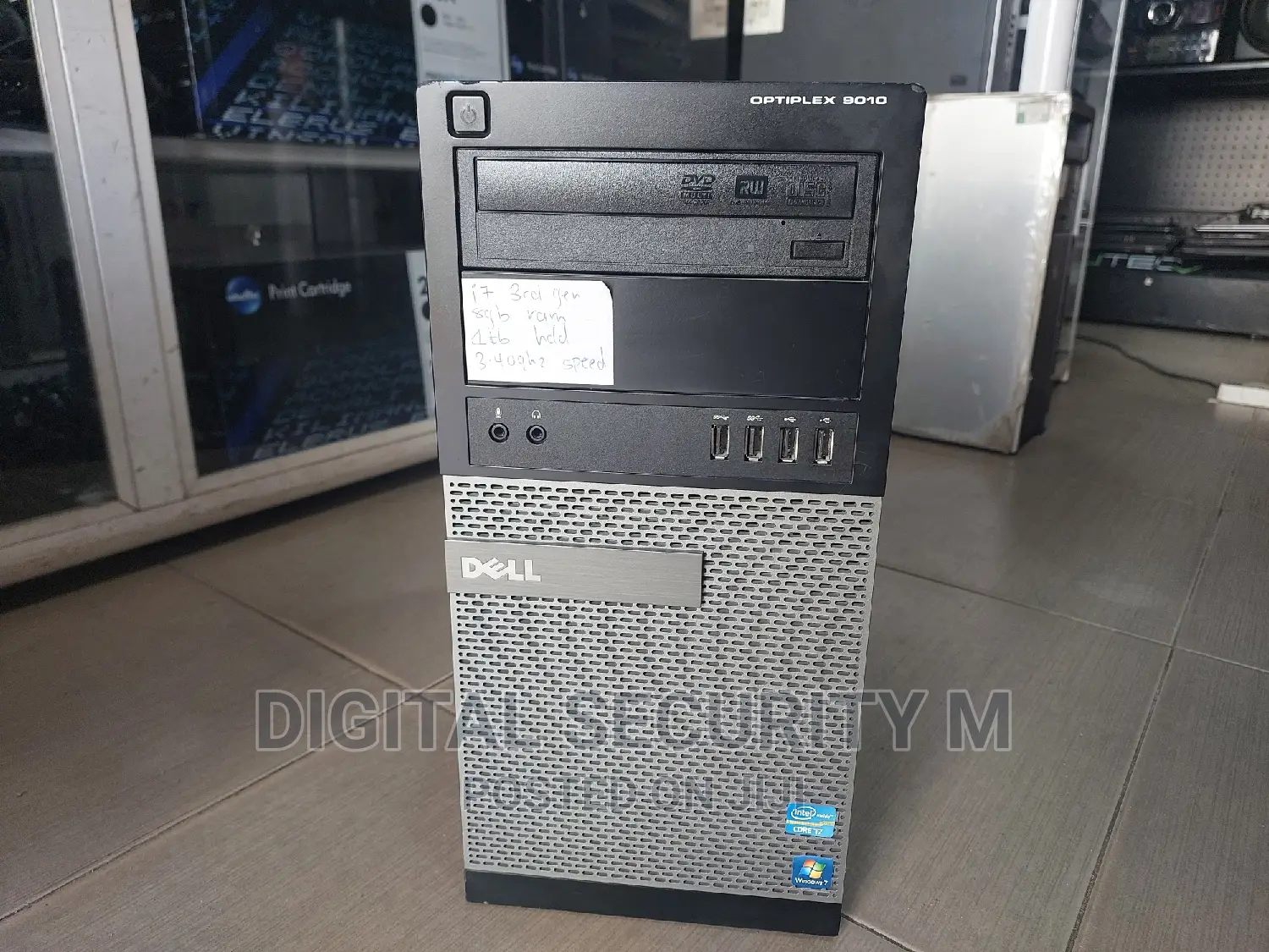 Desktop Computer Dell OptiPlex 9020 8GB Intel Core I7 HDD 1T