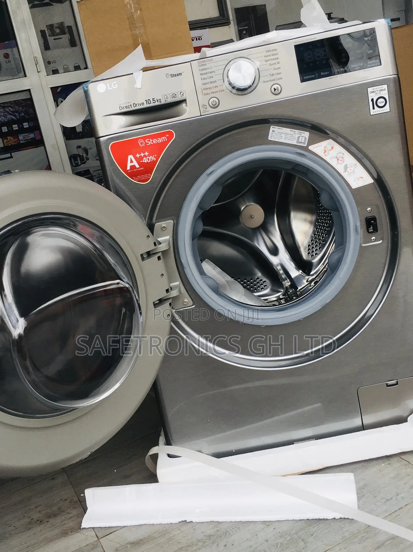  Elegant Washingmachine LG 10.5kg Fullyautomatic Frontload