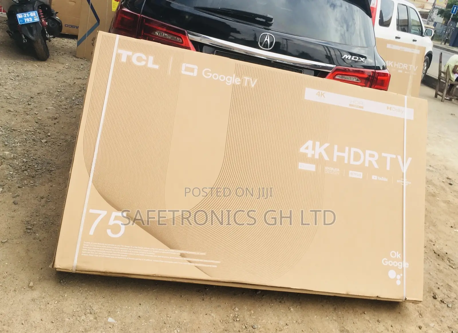 Smart Led Glossy 75 Inches P635 HDR Electric Black TCLTV