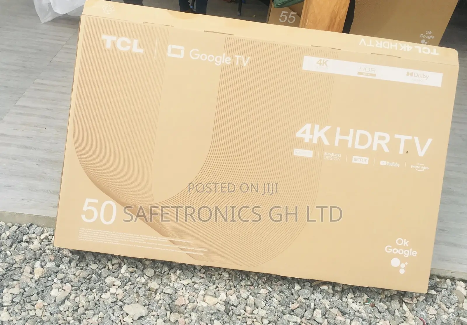  Smart TCL LED Glossy 50 Inches P635 Black Electric Tv 
