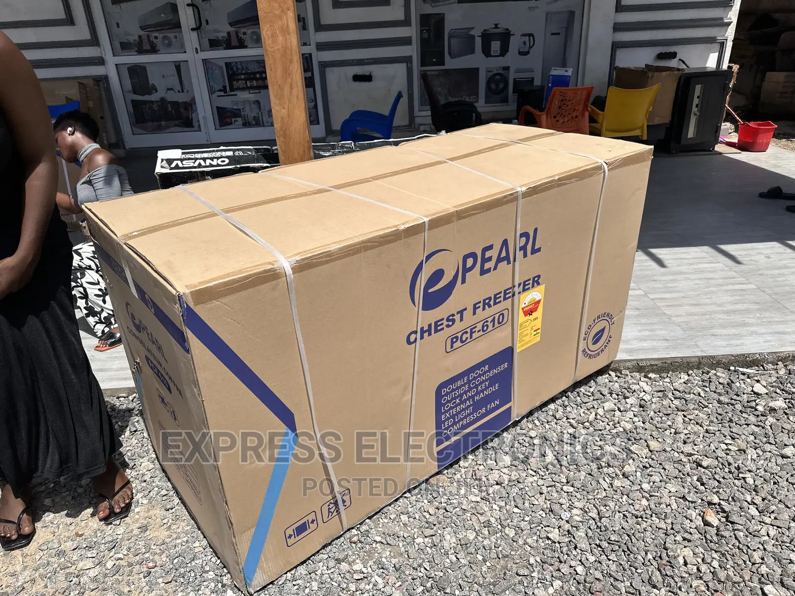 Eco Energy Saving Pearl Chest Freezer PCF-610 Double Door