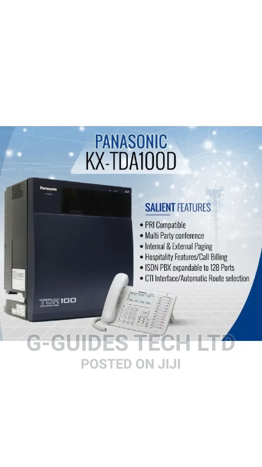Panasonic KX-TDA100D Hybrid Pabx System