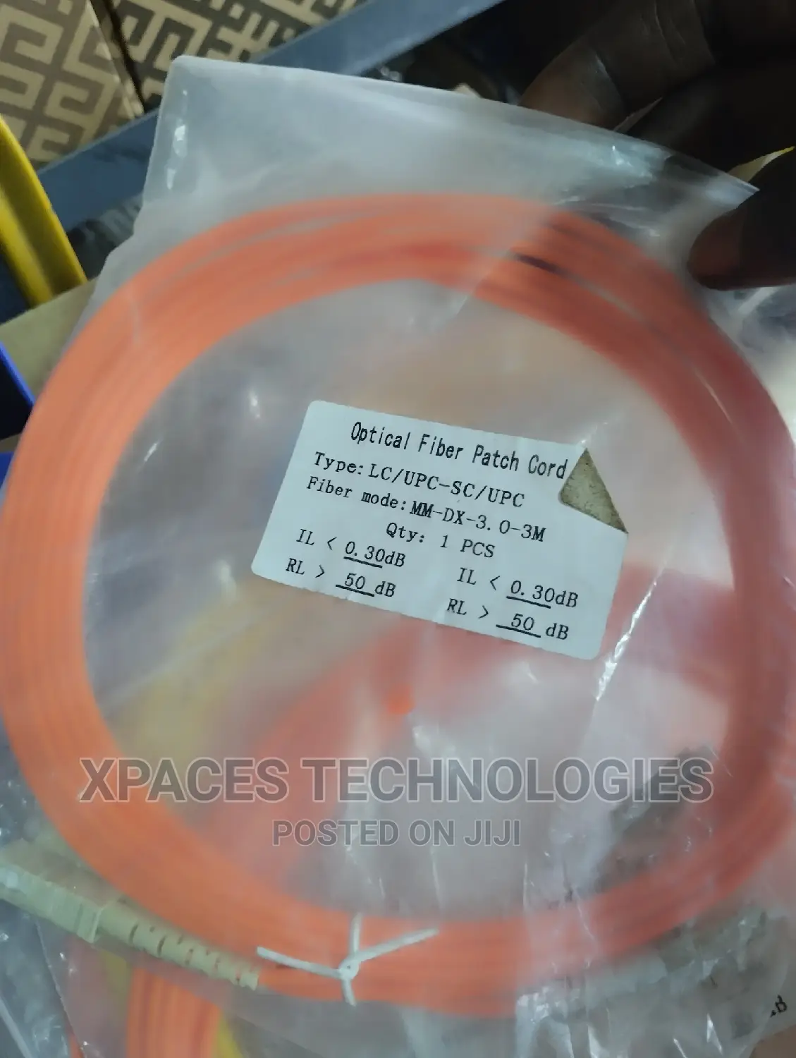 LC- Sc Fiber Patch Cord Multimode Duplex 3M