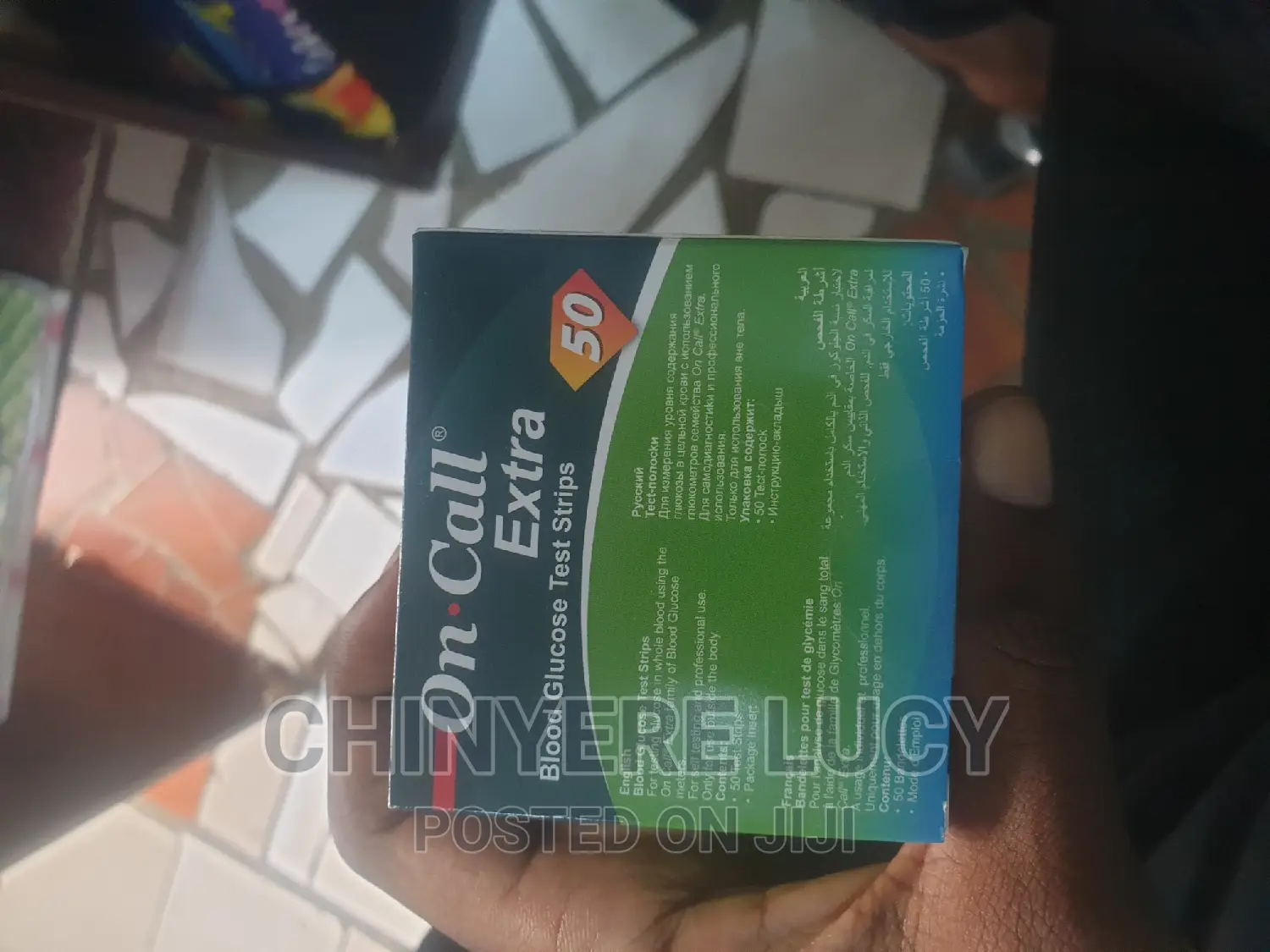 Glucometer on Call Extra Strips