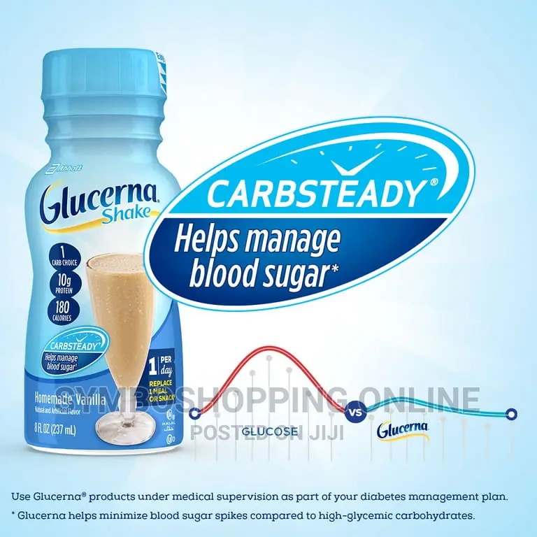 Glucerna Original Nutritional Shake, Homemade Vanilla For