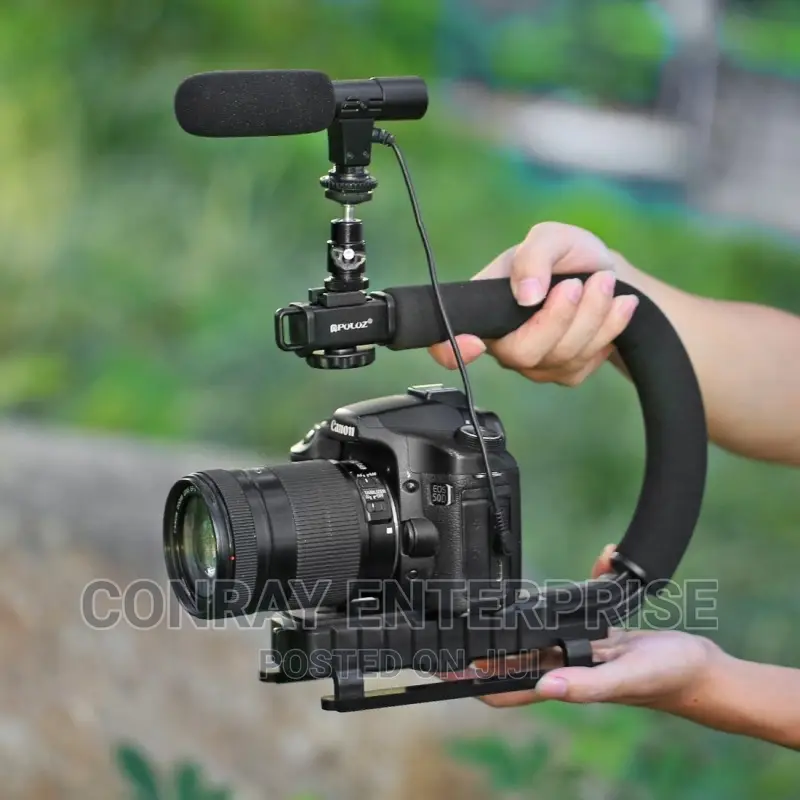 U Shape Video Making Kit With Microphone, Light and Remote.