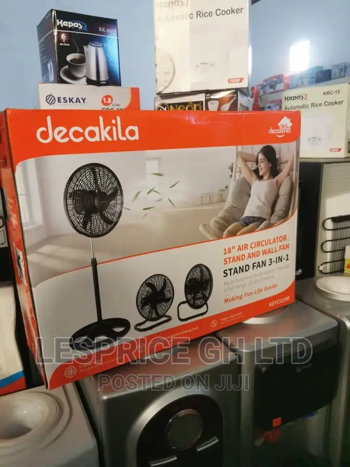 Decakila 18” 60W Fan