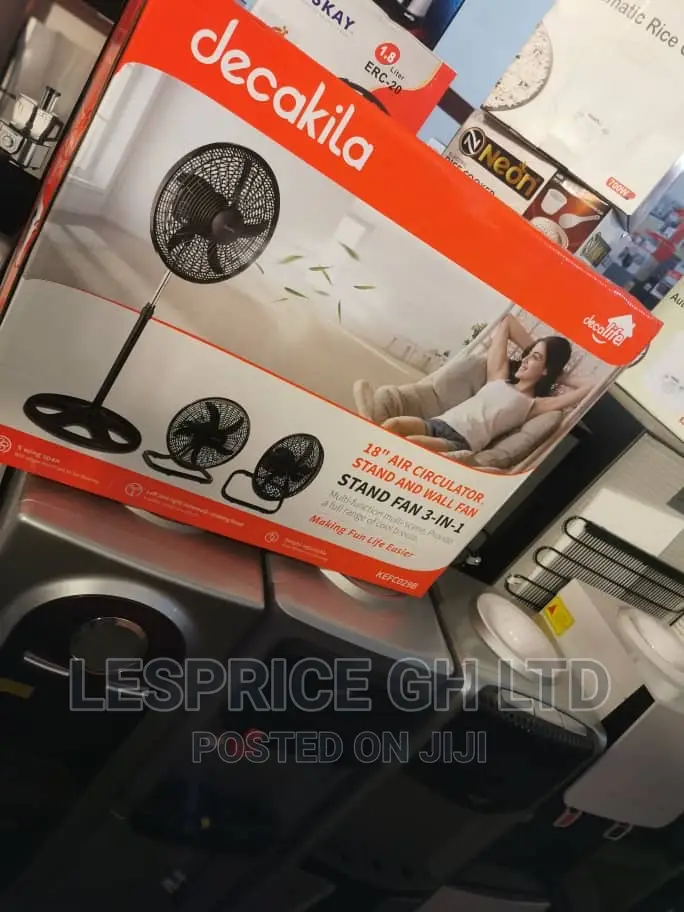 Decakila 18” Height Adjustable Fan