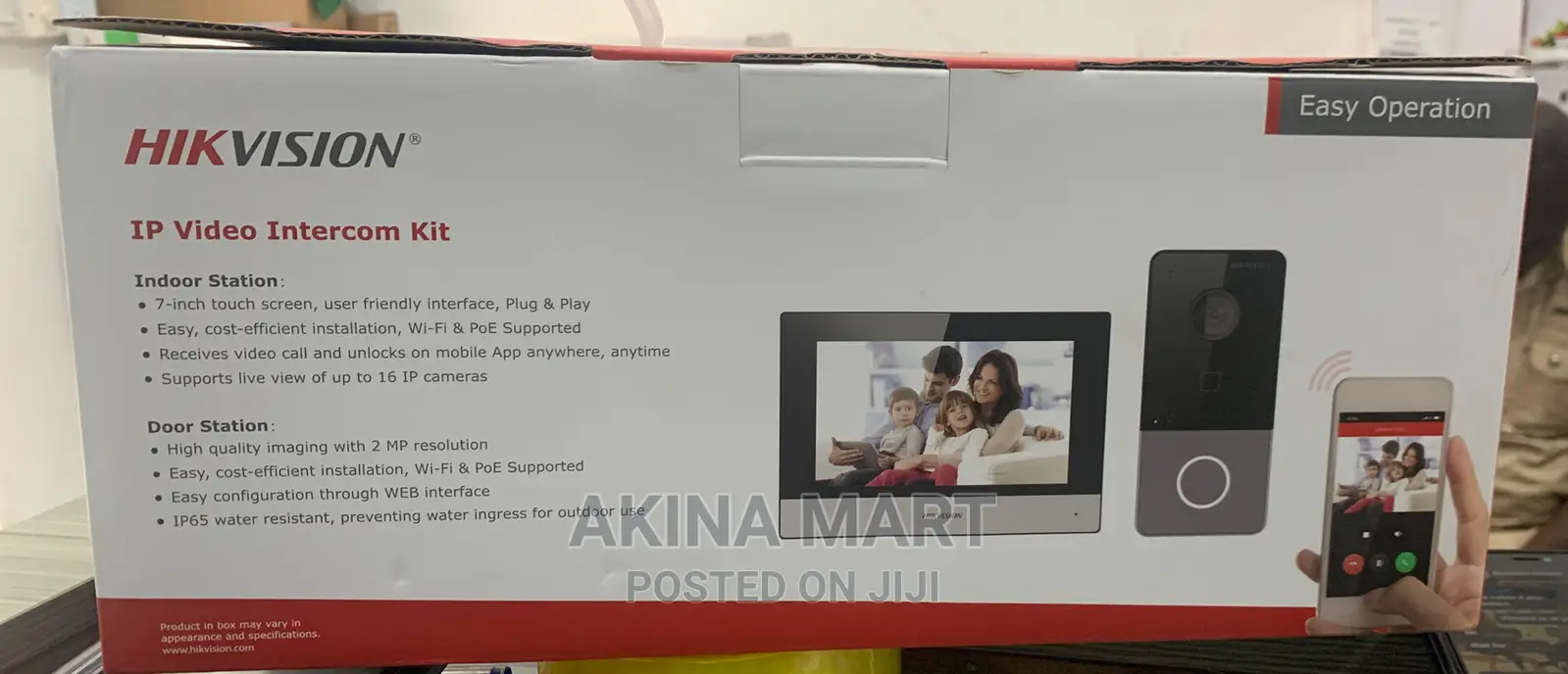 Hikvision Ip Door Bell Ip Video Intercom Kit Ds-Kis603-P(C)