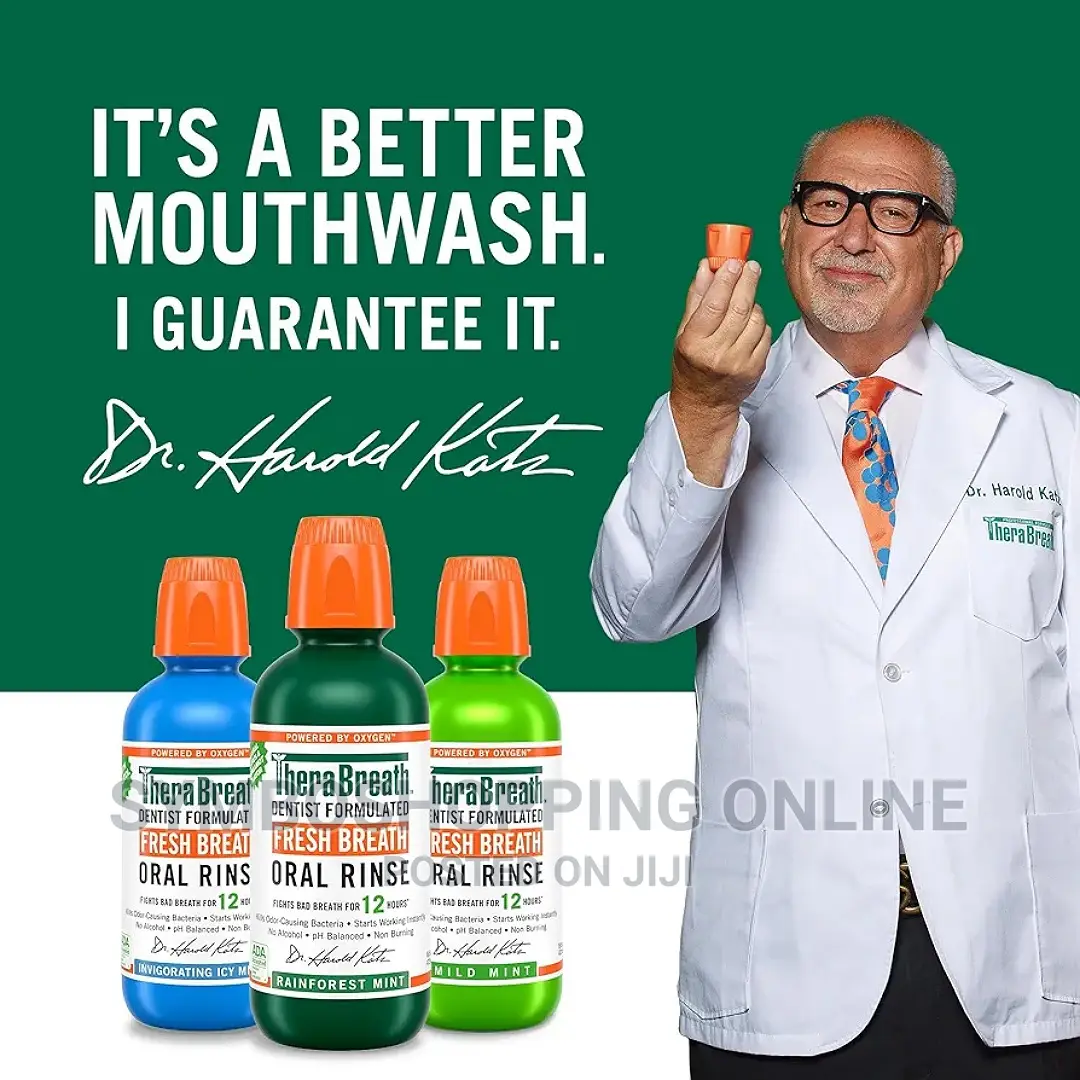 Therabreath 12-Hour Fresh Breath Oral Rinse Mouthwash 473ml