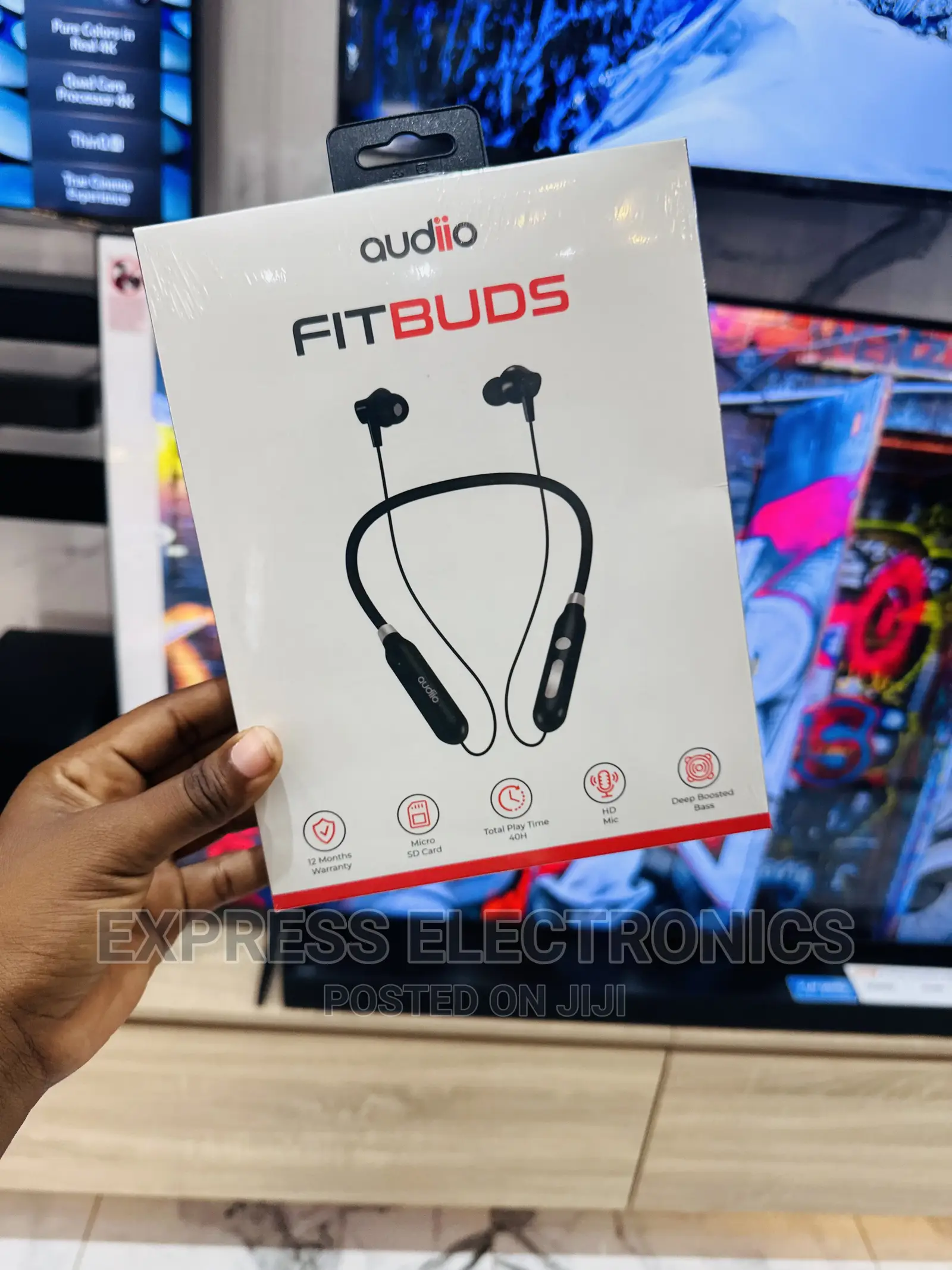 Ultra Modern Sleek Audiio Fitbuds Neckband