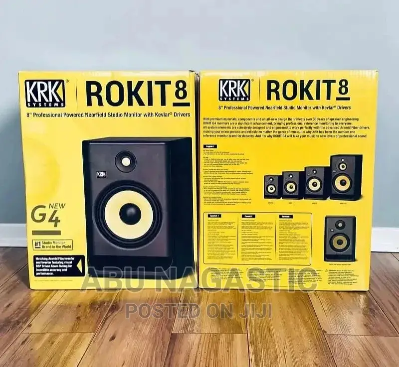 Brand New KRK Rokit 8 G4 Studio Monitor Speaker