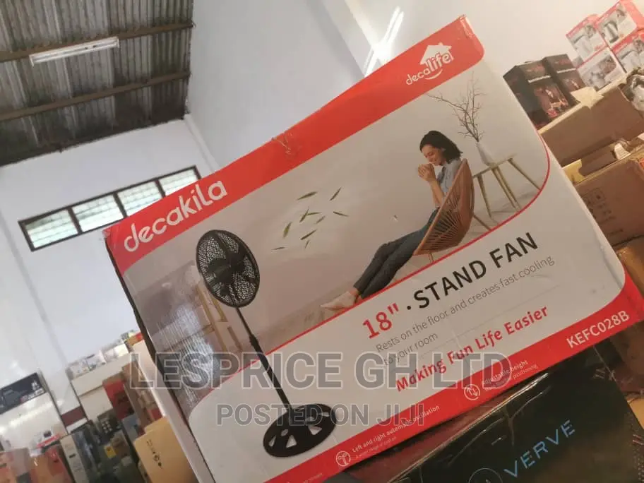 Decakila 18” Stylish Design Standing Fan