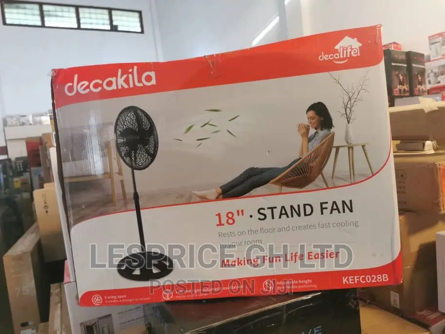 Exclusive//Decakila 18” Standing Fan