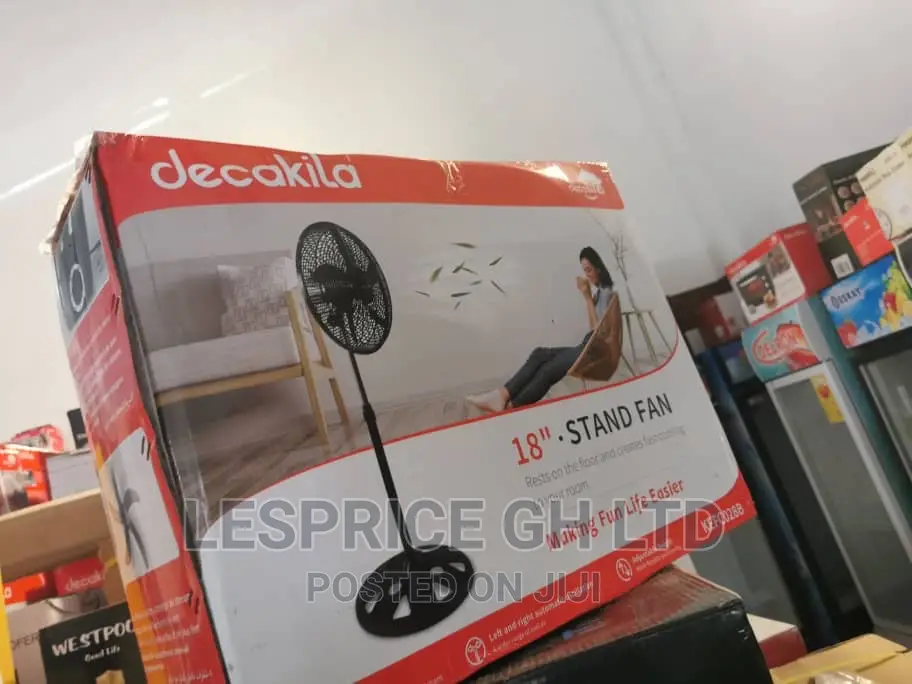 Luxury ~Decakila 18” 60w Standing Fan