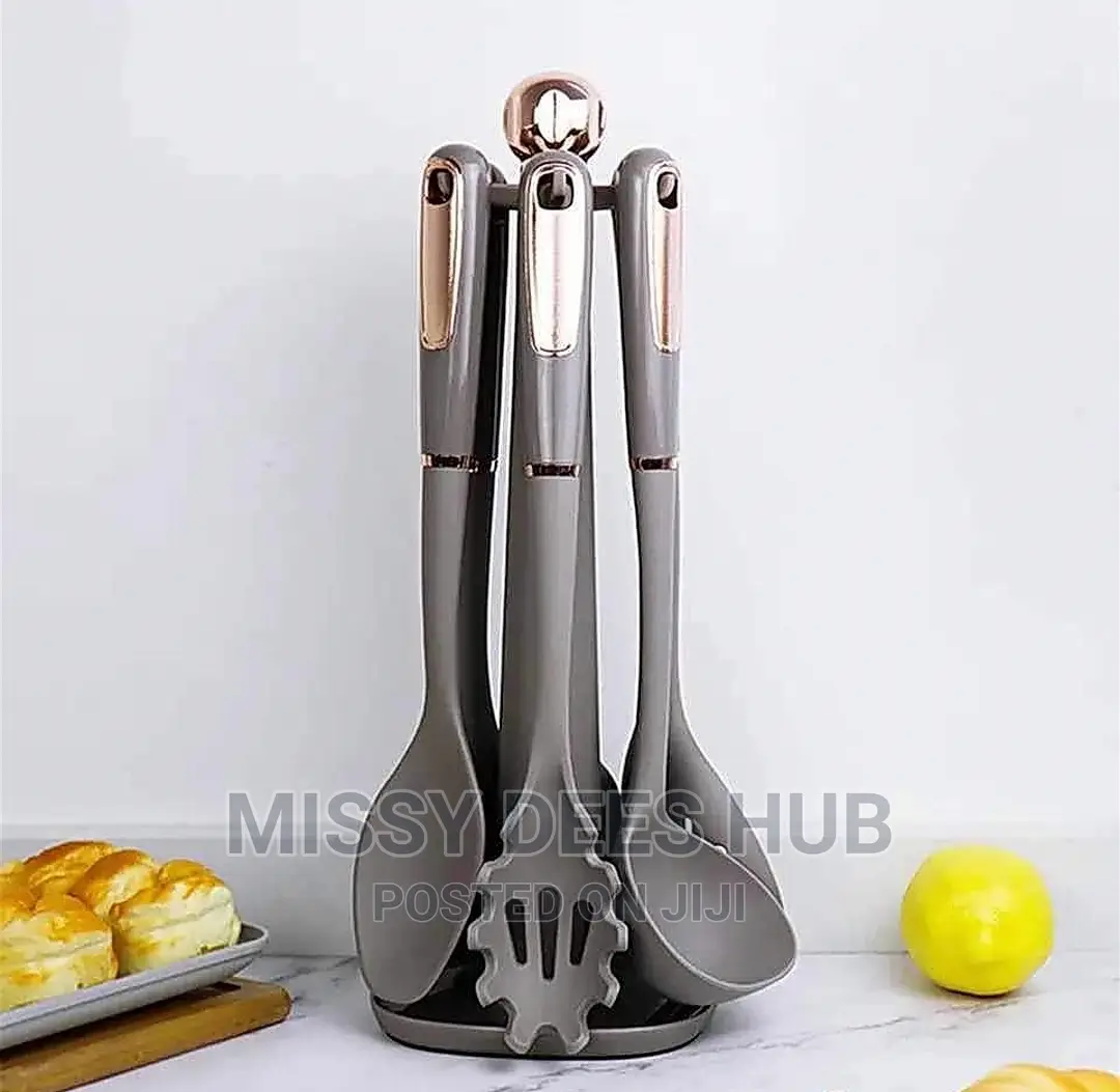 7pcs Silicone Ladle Set