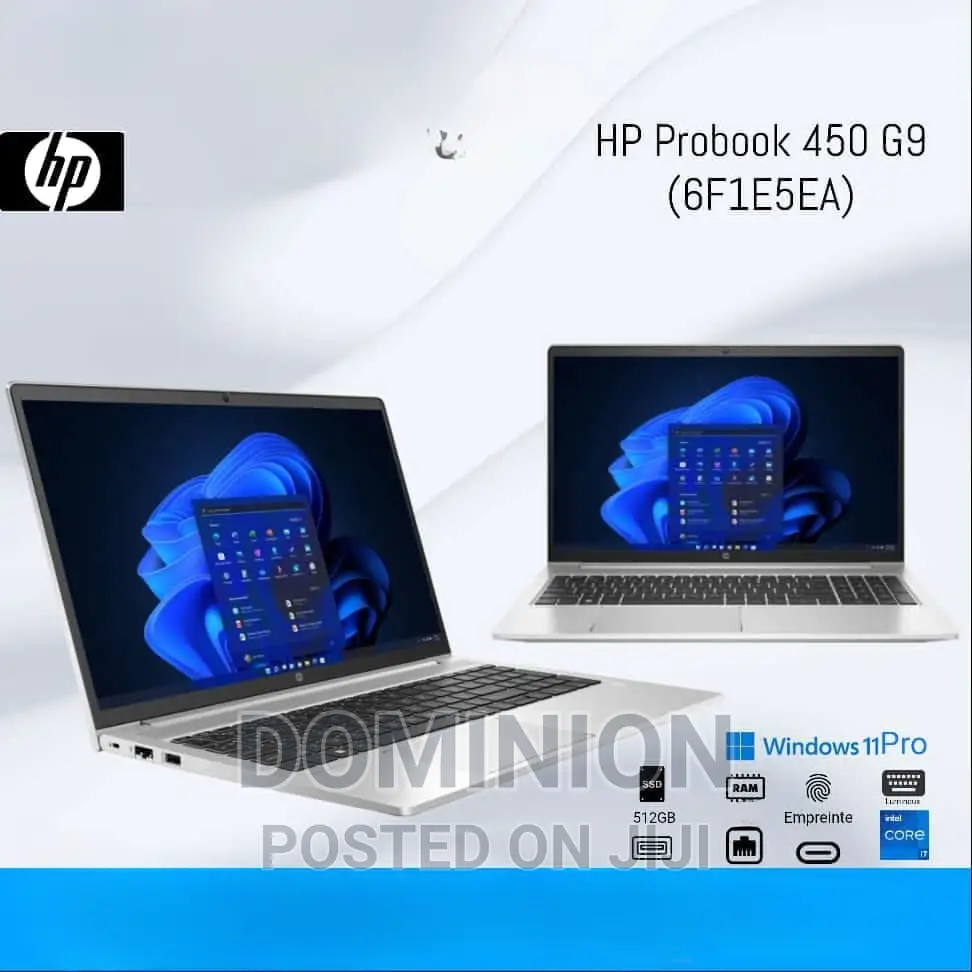 New Laptop HP ProBook 450 G9 8GB Intel Core I7 SSD 512GB