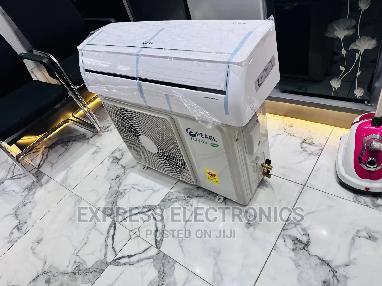 Glossy Sleek White Pearl 1.5hp Ac R410