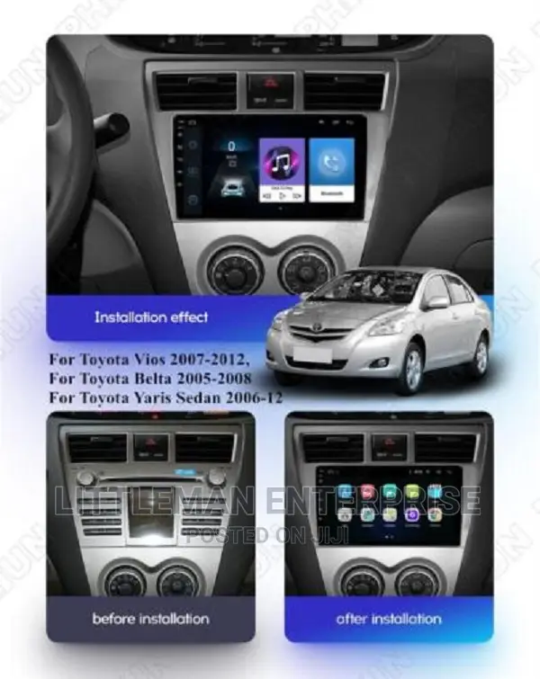 Toyota Yaris 2007-2013 Android Player +FREE CAMERA