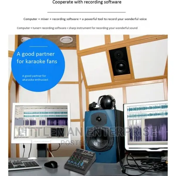 Sound Card Mixer 4 Channel