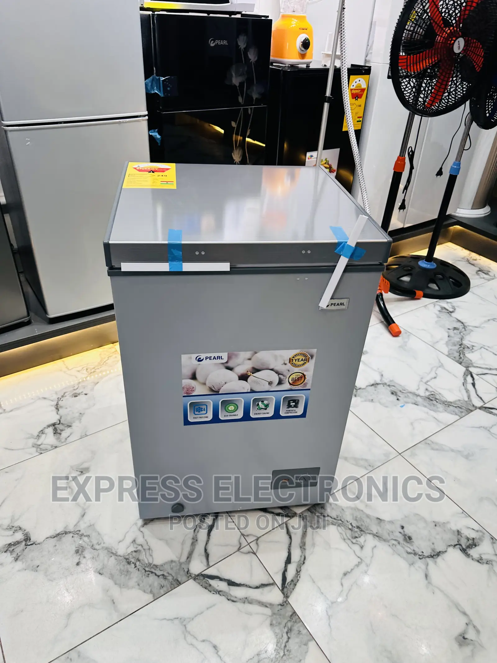 Available Now at 10gig Store 100L Chest Freezer Pearl