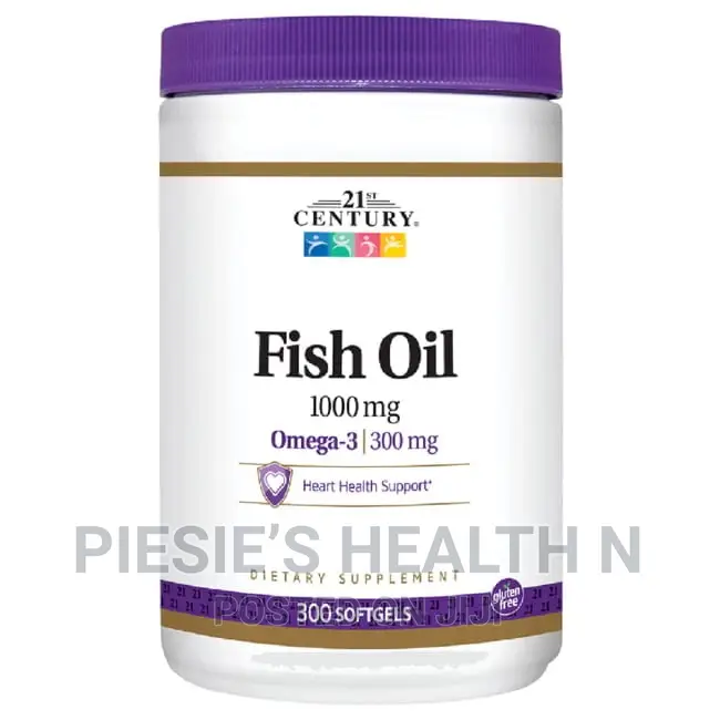 21st Century Omega 3 Fish Oil 1000mg 300 Softgels