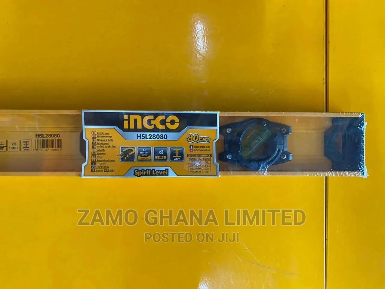Ingco Spirit Level 80cm - Hsl28080
