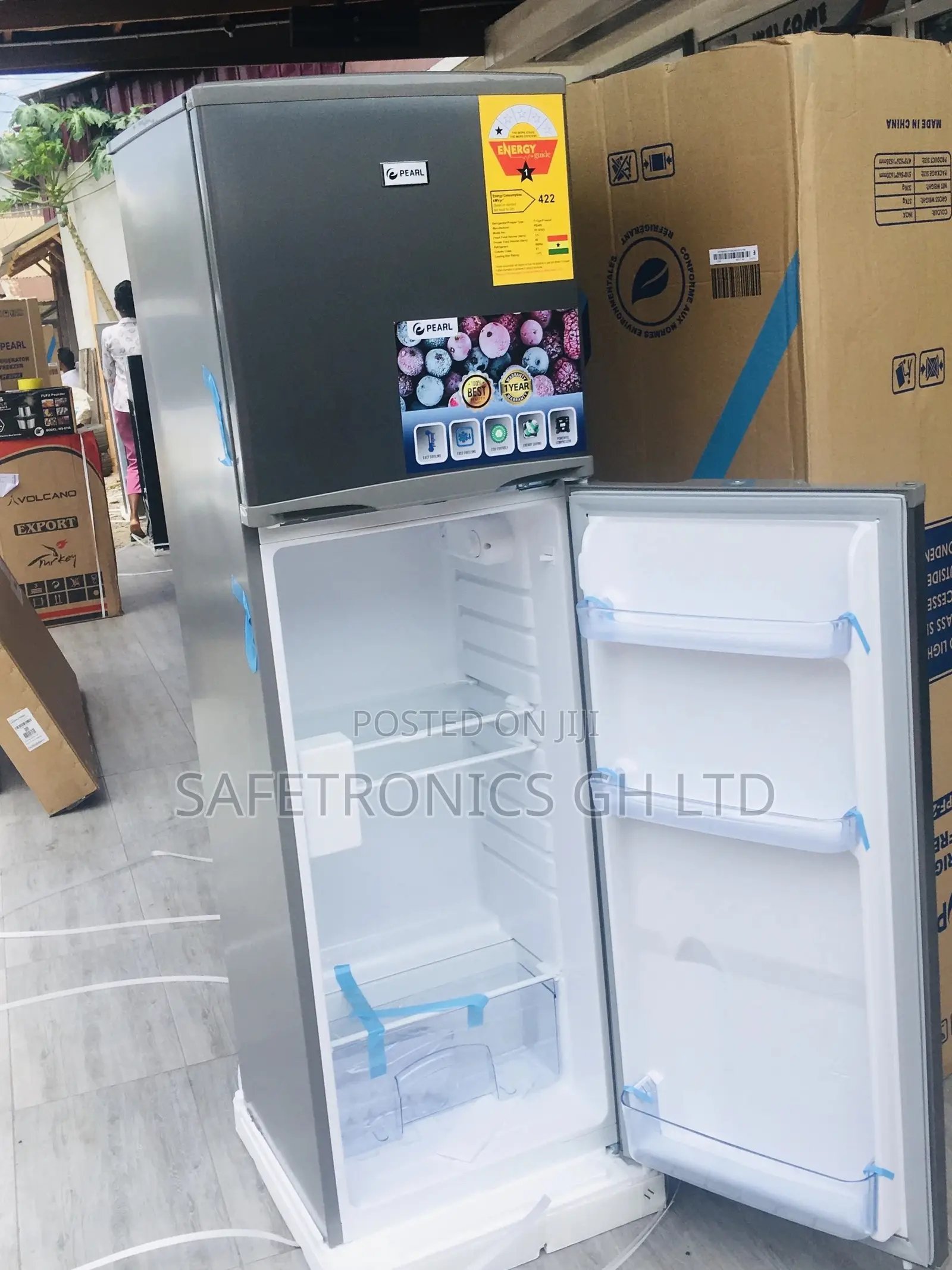 Doubledoor Pearl Topfreezer 166 Liters Pf-270ix Fridge 