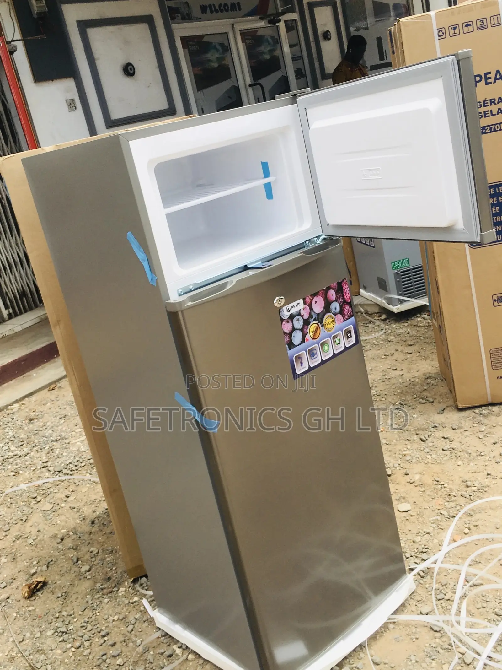 205L Reliable Doubledoor Pf-250 Topfreezer Pearl Fridge 