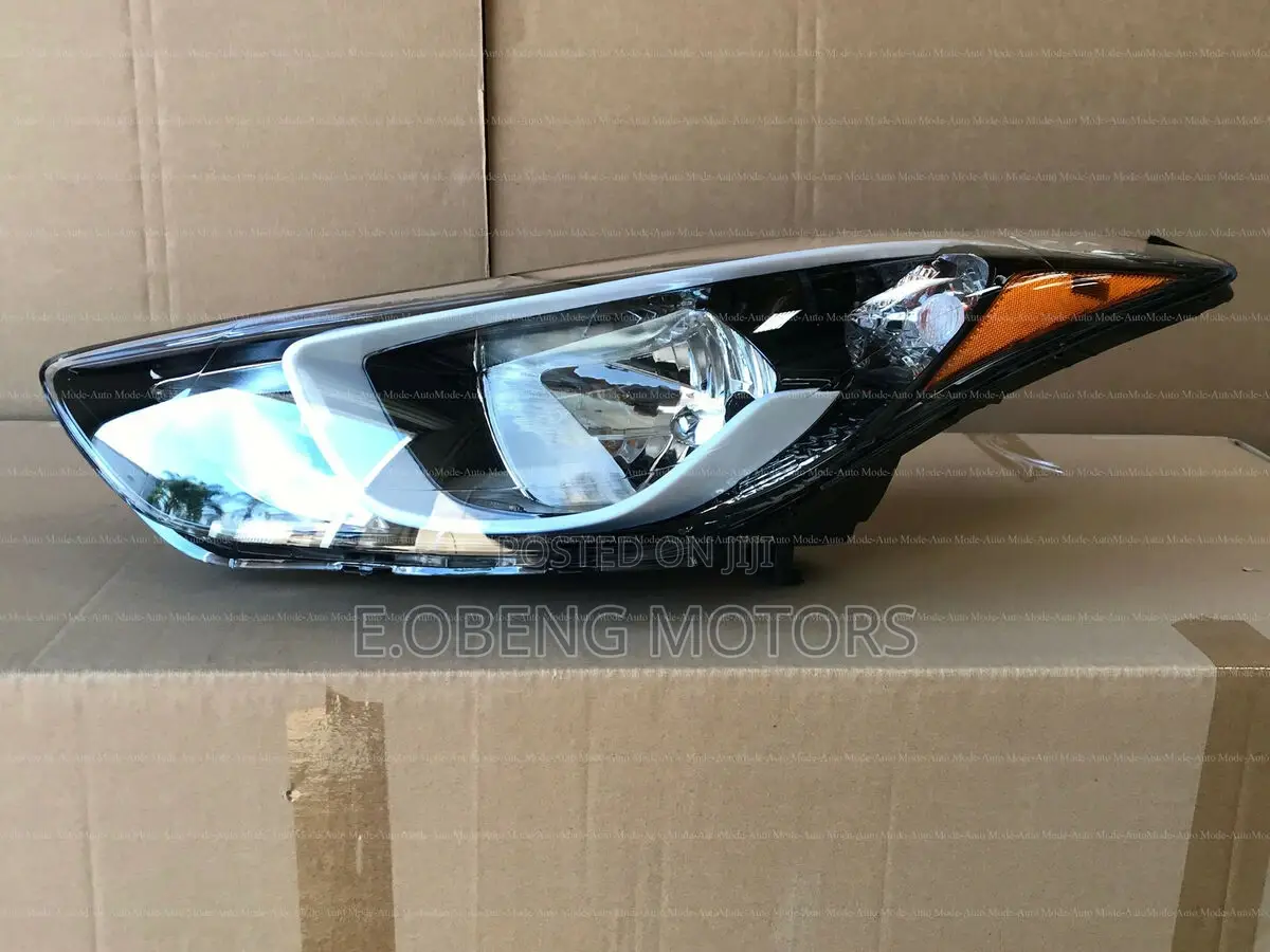 Hyundai Elantra 2014-17 Headlight With LED Original New Depo