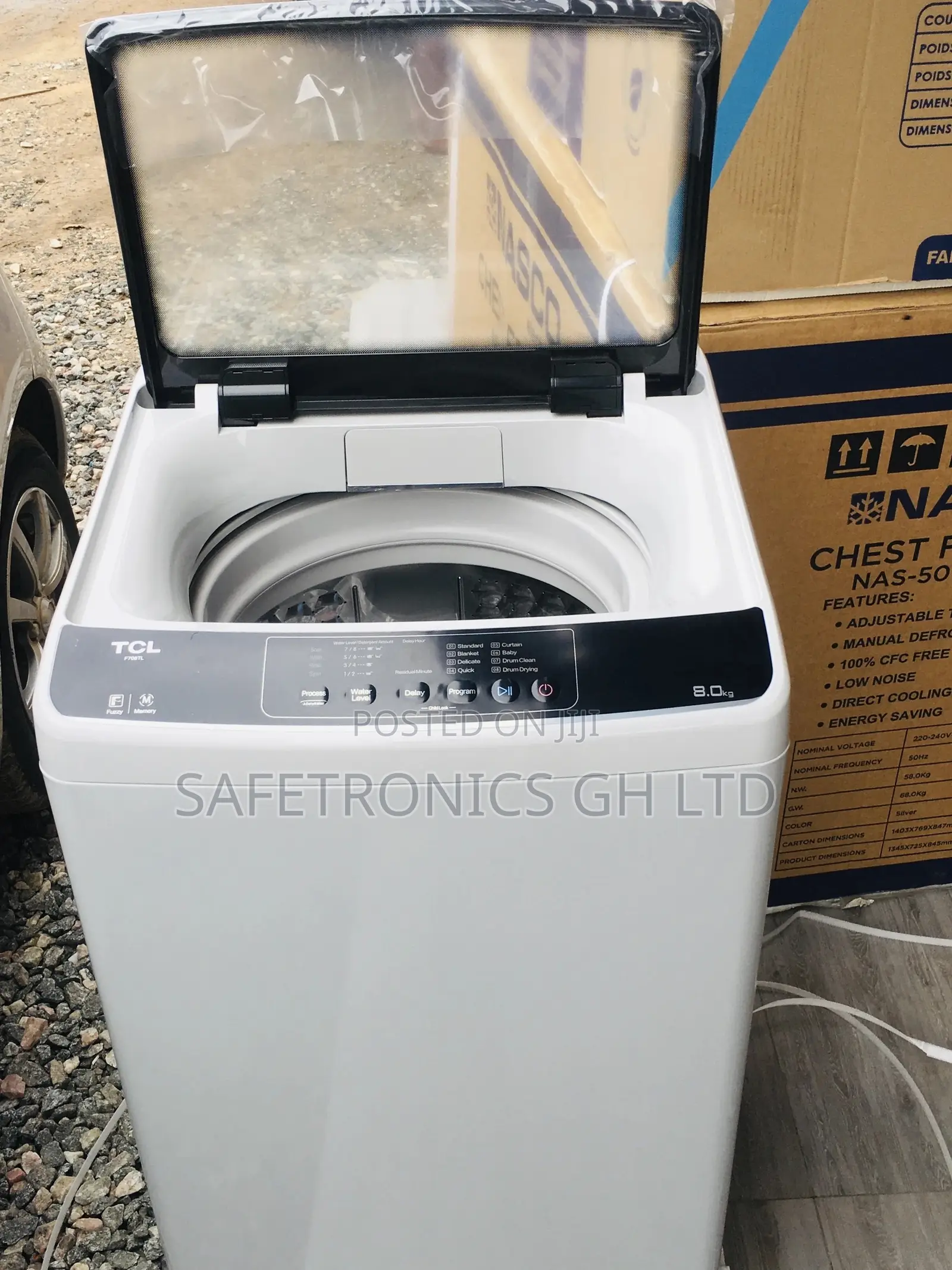 Washingmachine 8kg Topload TCL Semiautomatic Essential