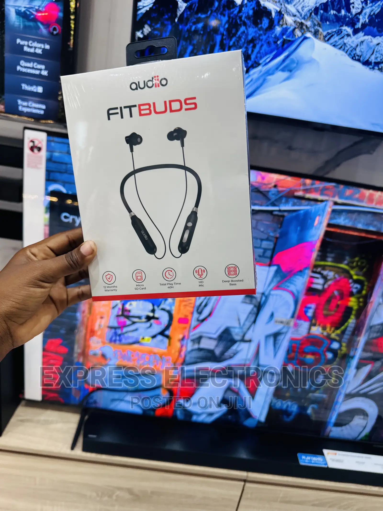 Wireless Sound Bubs Audiio Fitbuds