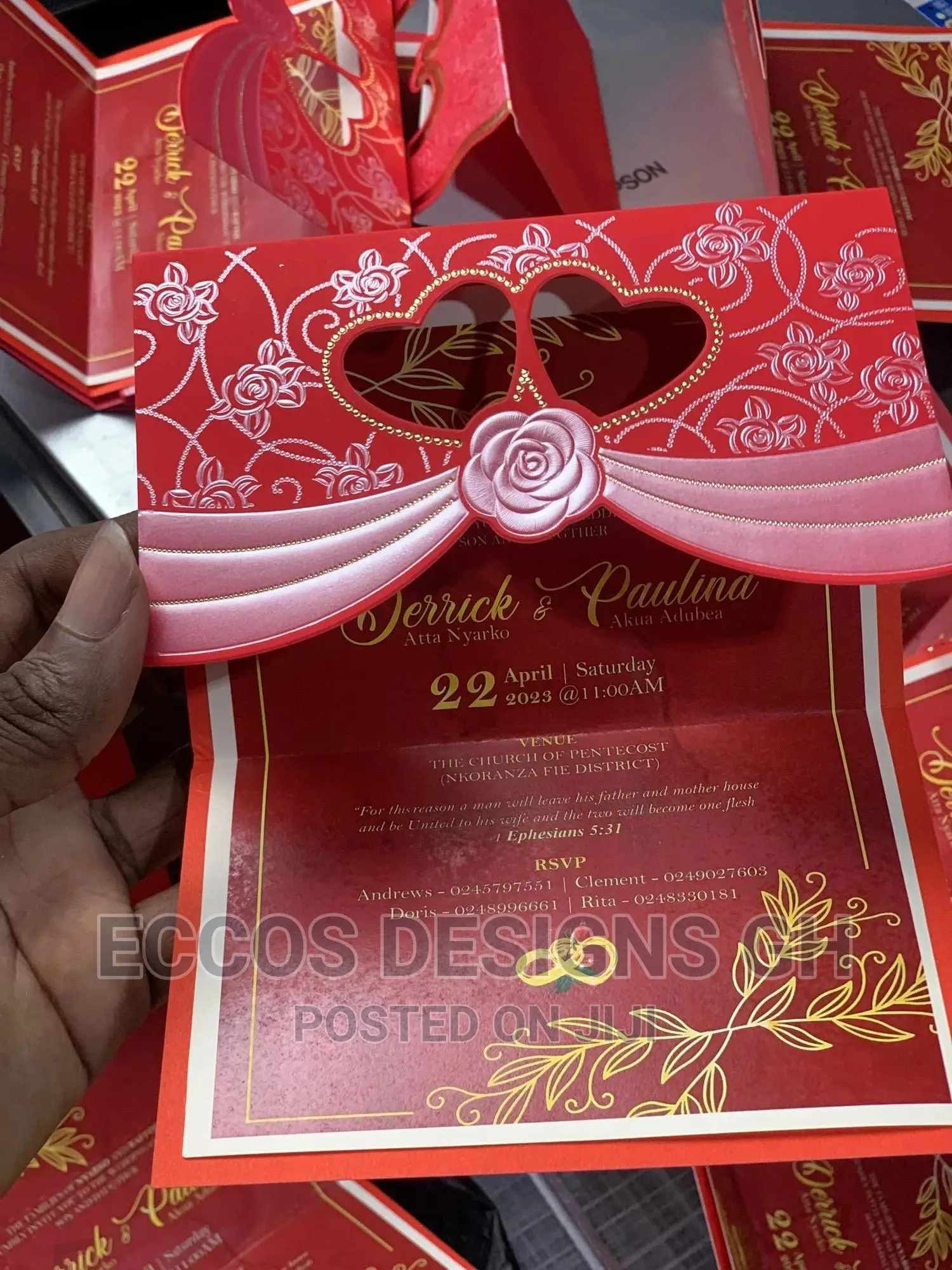 Wedding Invitation Card Design and Print