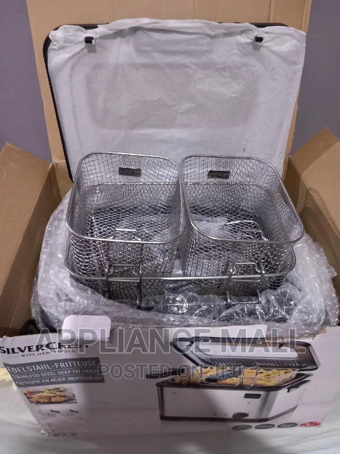 Double Deep Fryer With 3 Baskets