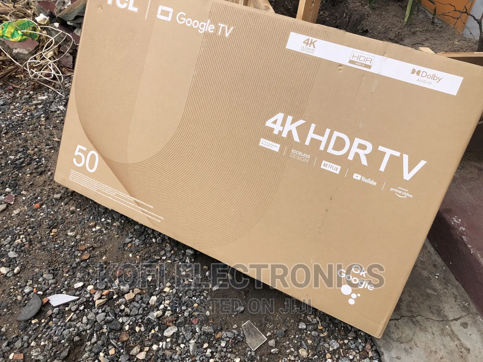 For Sale- TCL 50′′ HDR Frameless Google TV 50P635