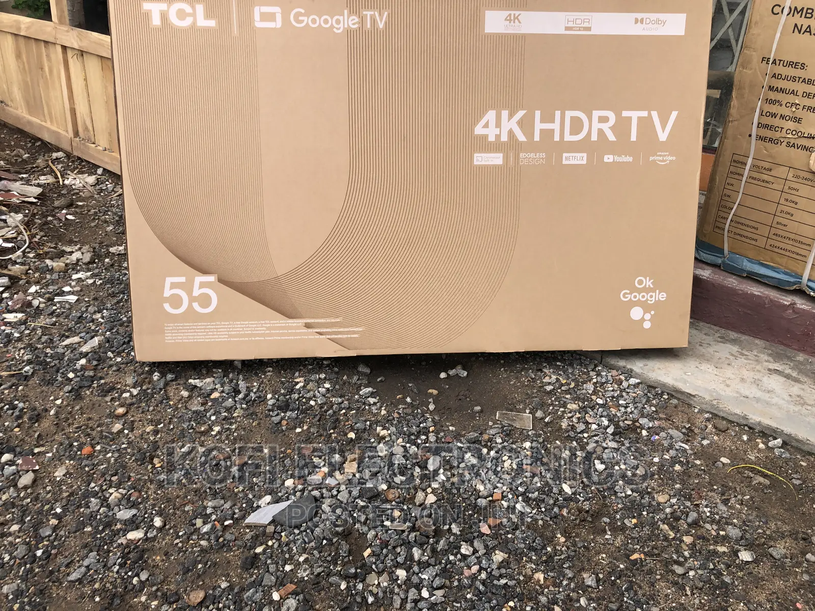 Resolution and Flat Design TCL 55 UHD Smart Google TV,