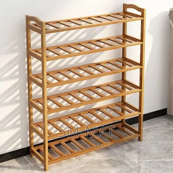 6layers Wooden Shoe Rack