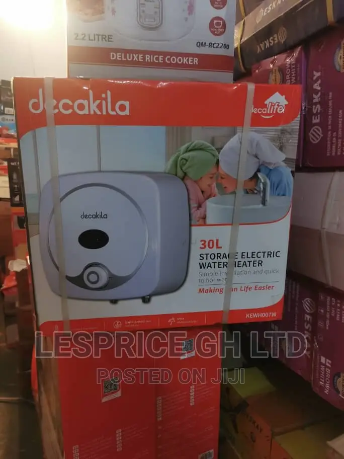 Works Better ~Decakila 30L Water Heater