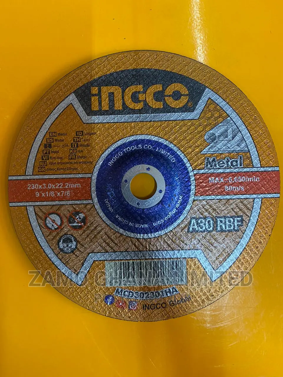 Metal Cutting Disc 9inch Thick - McD302301ha