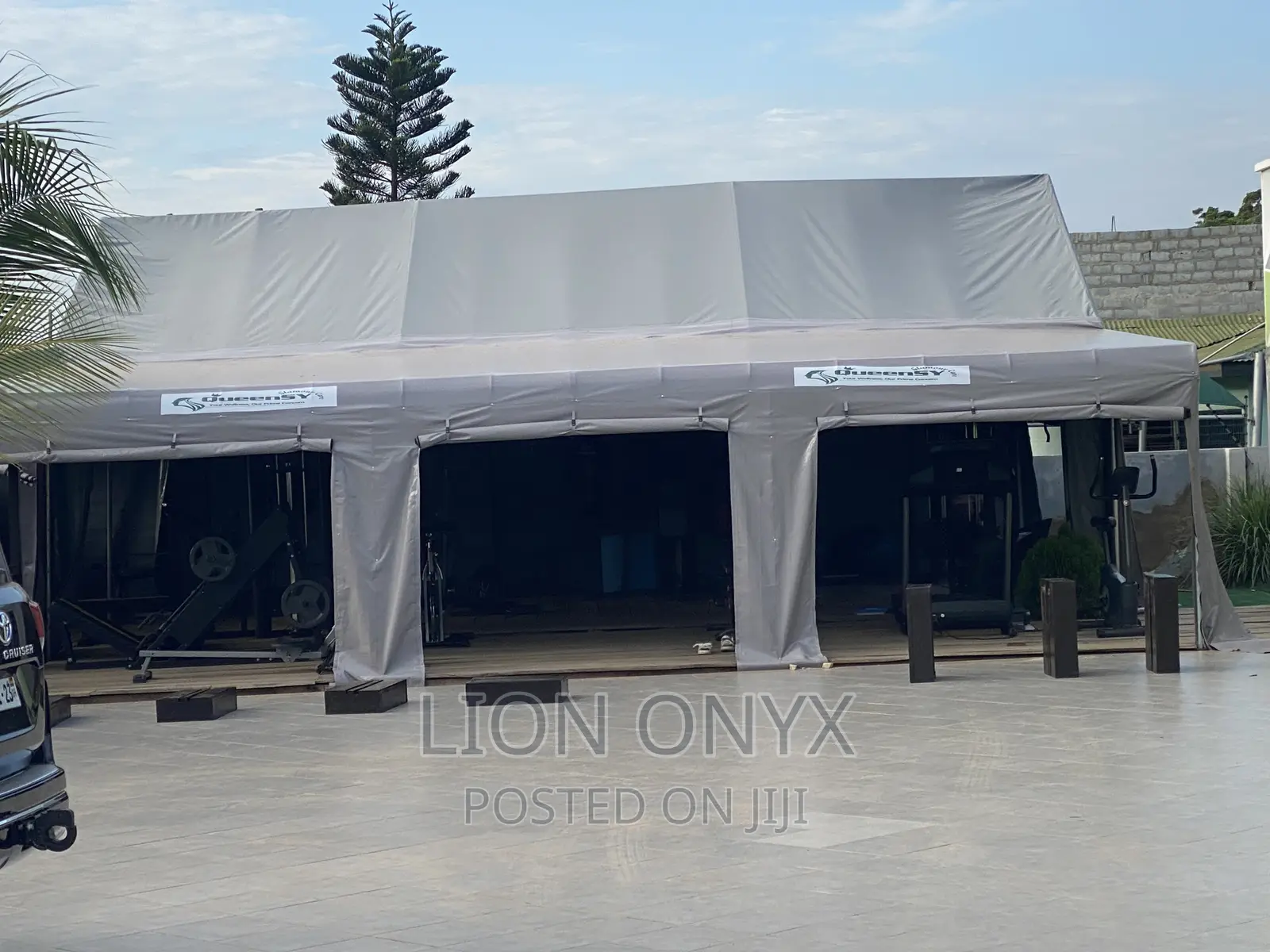18x 25ft Outdoor Gym Recreational Space