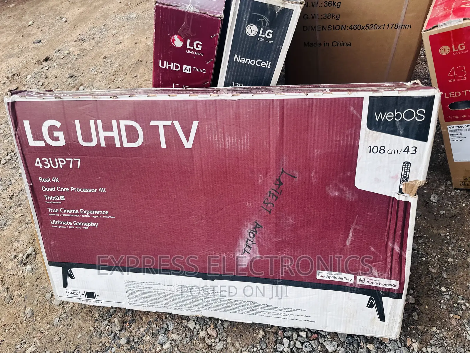 Text Us for Your Lg Tv UHD Smart 43”Up77