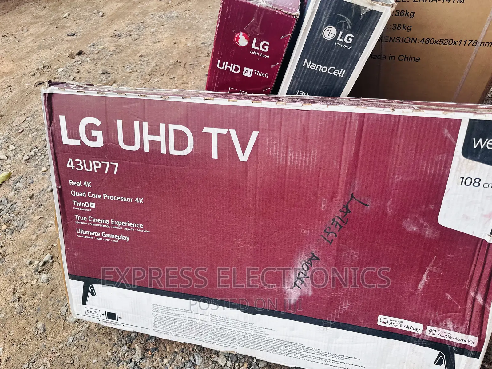 Text Us for Your Lg Tv UHD Smart 43”Up77