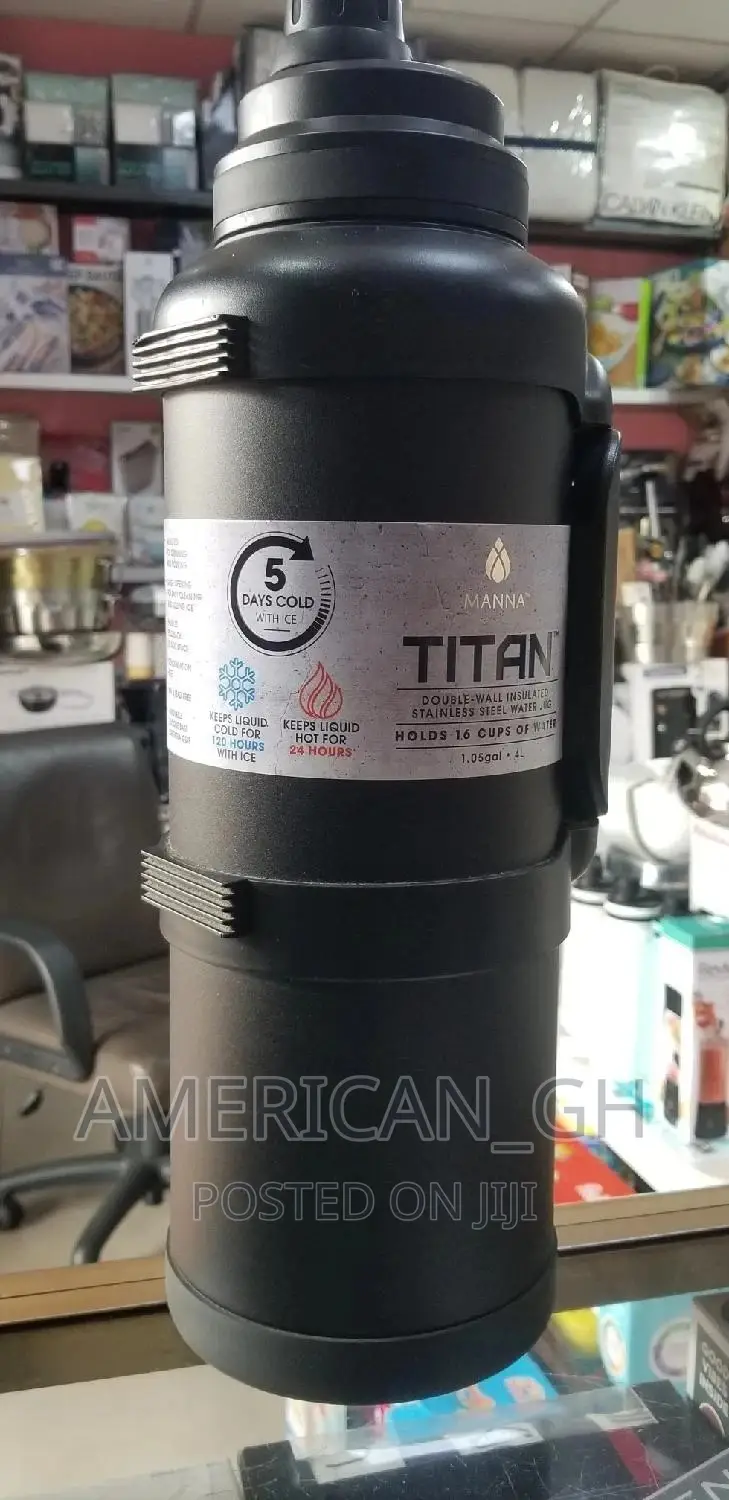 Titan 4L Vaccum Flask 24hrs and 48hrs Hot