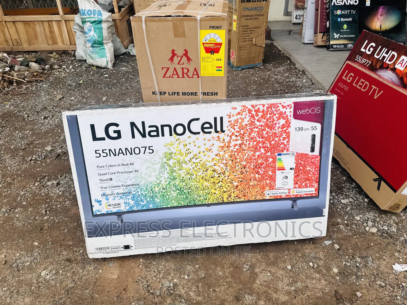 Ai  Sound UHD Smart Glossy Screen 55”Nano756