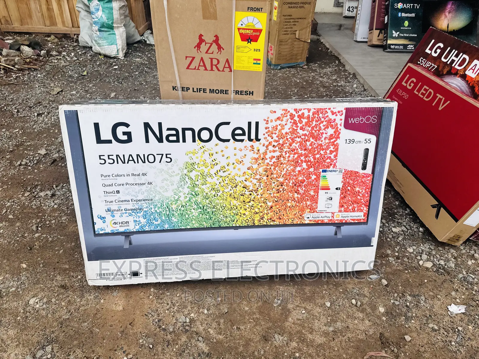 Ai  Sound UHD Smart Glossy Screen 55”Nano756