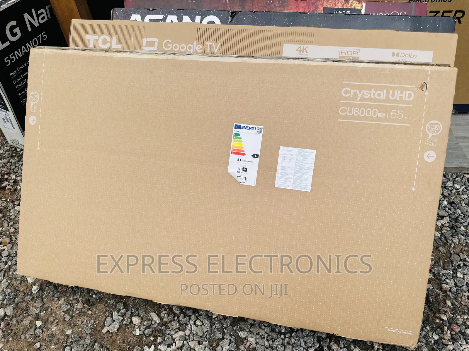 Immersive Screen Uhd Samsung Smart 55”Cu8000 Tv