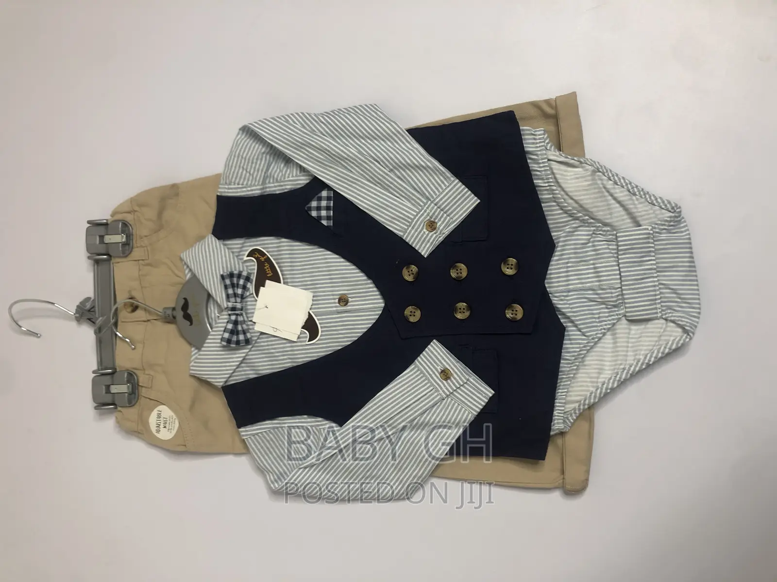 Boys Trouser and Shirt and Vest Set
