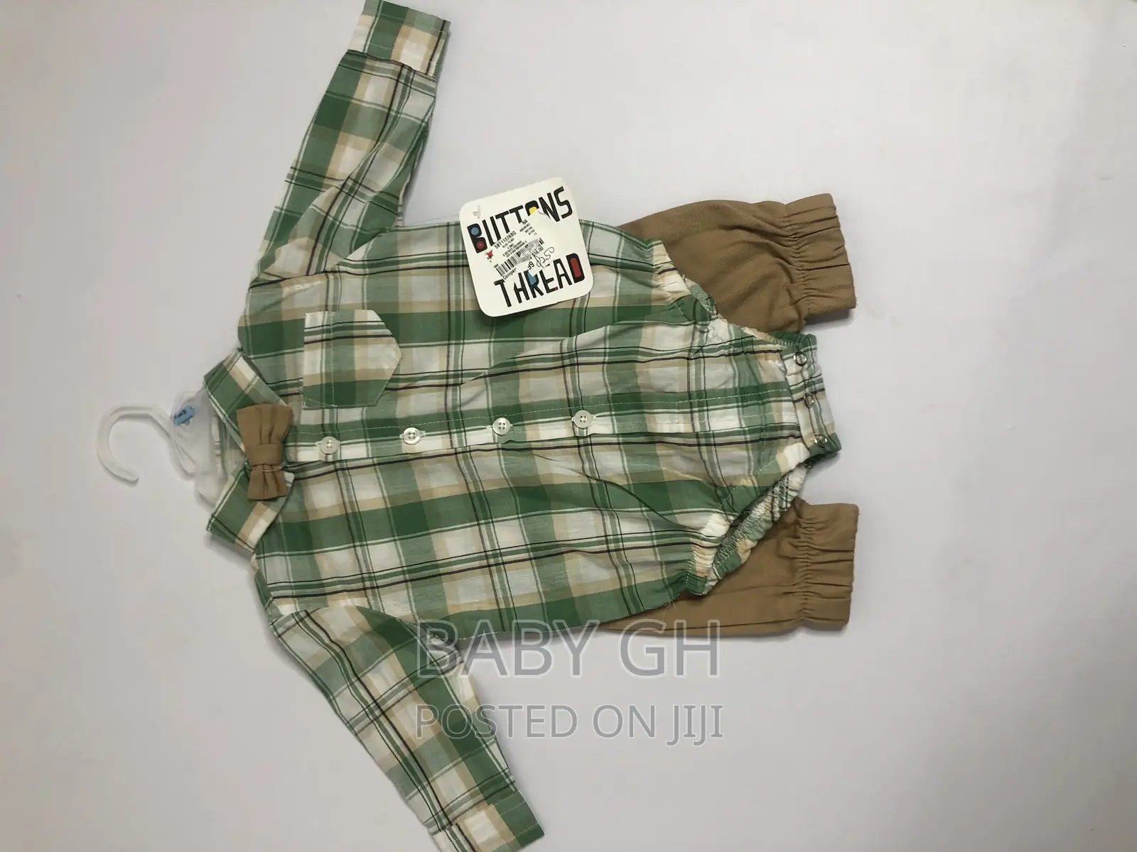 Buttons and Thread Boys Shirt and Trouser Set